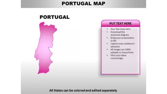 Portugal PowerPoint Maps Portugal PowerPoint Maps