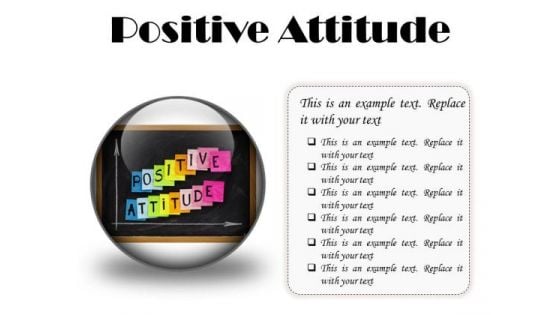 Positive Attitude Education PowerPoint Presentation Slides C