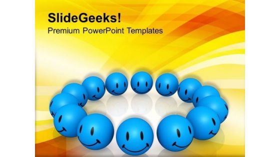 Positive Expression Business Concept PowerPoint Templates Ppt Backgrounds For Slides 0513