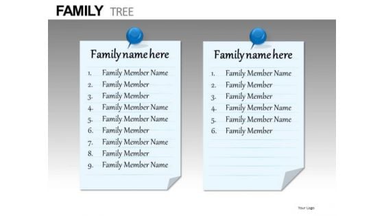 Post It PowerPoint Lists Ppt Templates