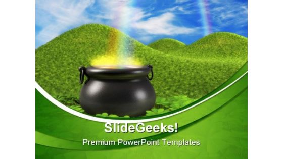 Pot Of Gold Business PowerPoint Themes And PowerPoint Slides 0511 Pot Of Gold Business PowerPoint Themes And PowerPoint Slides 0511