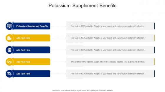 Potassium Supplement Benefits In Powerpoint And Google Slides Cpb