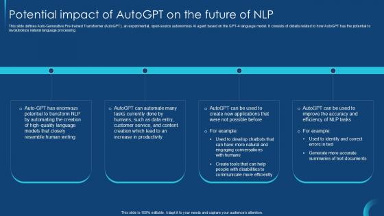 Potential Impact Of AutoGPT On Self Guided GPT 4 PPT Slide CHATGPT SS V Potential Impact Of AutoGPT On Self Guided GPT 4 PPT Slide CHATGPT SS V