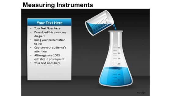 Pouring Liquid Into Flask Experiment PowerPoint Templates Ppt Slides