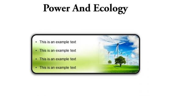 Power And Ecology Nature PowerPoint Presentation Slides R