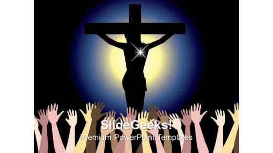 Power Of Jesus Christ Chruch PowerPoint Templates And PowerPoint Themes 0812