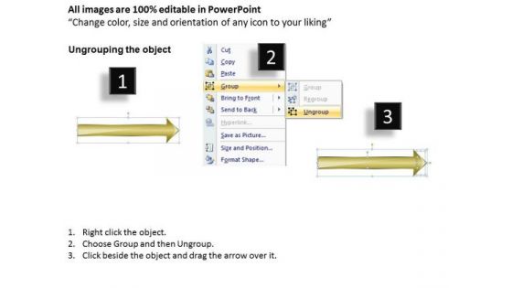 Power Point Arrow 7 Stages Multicolor Parallel Process PowerPoint Slides