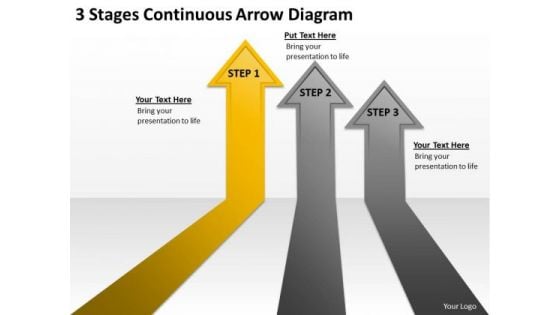 PowerPoint Arrows Diagram Templates Backgrounds For Slides