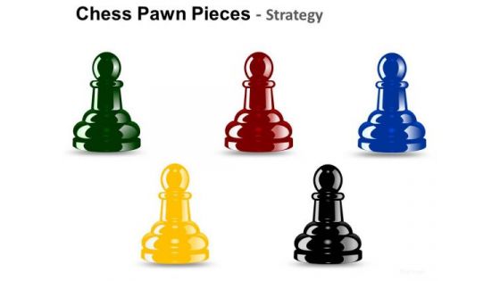 PowerPoint Background Business Strategy Chess Pawn Ppt Presentation