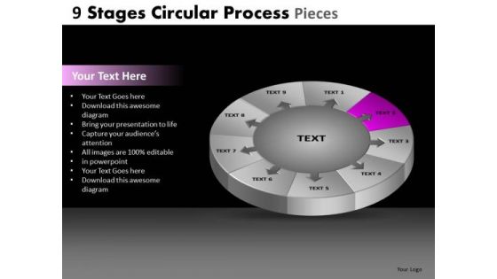 PowerPoint Backgrounds Business Circular Process Ppt Slides