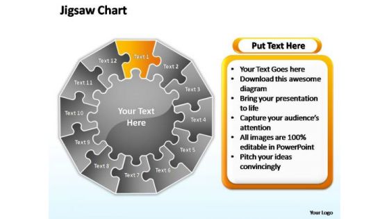 PowerPoint Backgrounds Business Jigsaw Ppt Templates