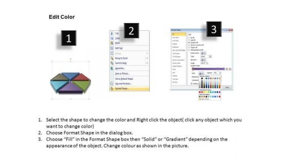 PowerPoint Backgrounds Chart Factors Hexagon Ppt Slide Designs