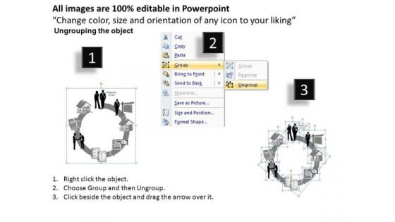 PowerPoint Backgrounds Chart Home Selling Ppt Slide