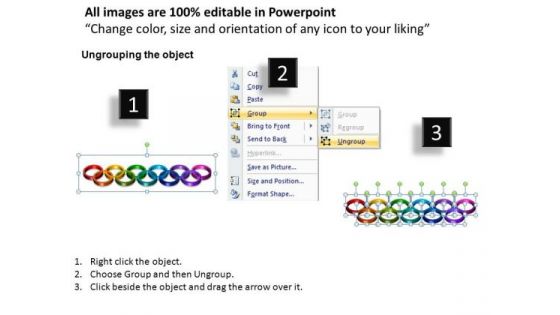 PowerPoint Backgrounds Chart Rings Ppt Presentation
