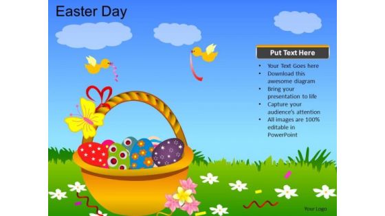 PowerPoint Backgrounds Church Easter Day Ppt Presentation