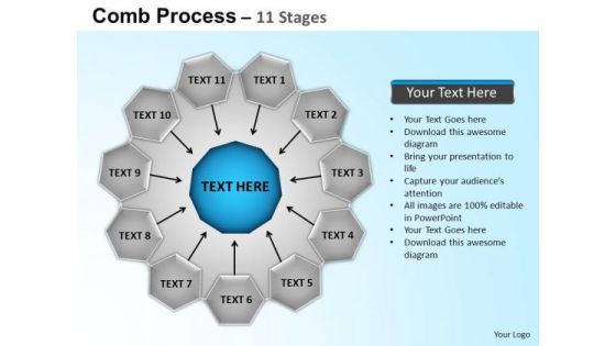 PowerPoint Backgrounds Circular Flow Diagram Ppt Backgrounds