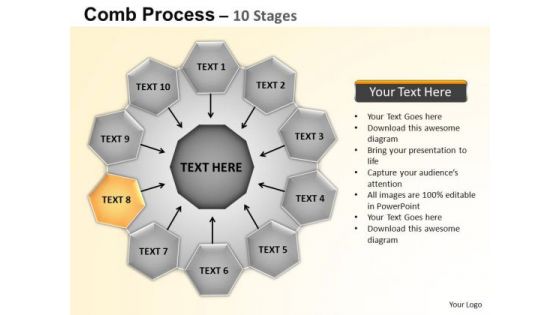 PowerPoint Backgrounds Circular Flow Diagram Ppt Design