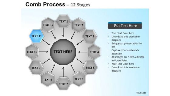 PowerPoint Backgrounds Circular Flow Diagram Ppt Themes