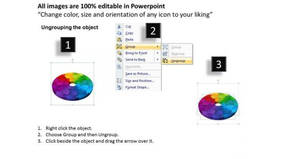 PowerPoint Backgrounds Circular Process Ppt Design