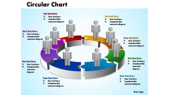 PowerPoint Backgrounds Company Circular Ppt Design Slides