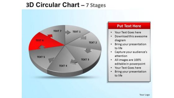 PowerPoint Backgrounds Company Circular Ppt Slide