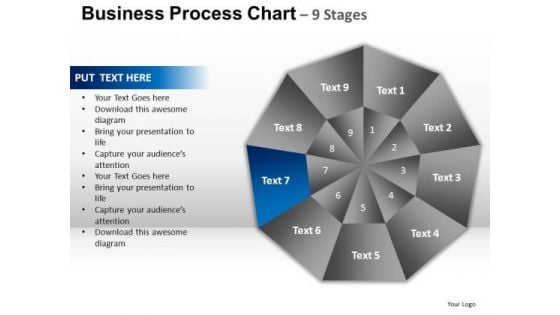 PowerPoint Backgrounds Company Circular Quadrant Ppt Slide Designs