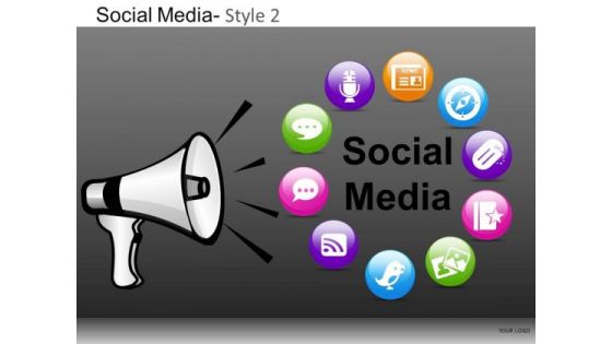 PowerPoint Backgrounds Company Designs Social Media Ppt Layouts