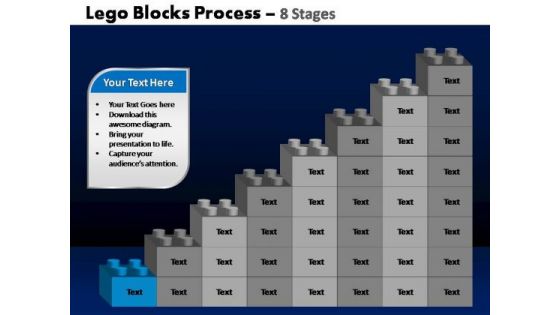 PowerPoint Backgrounds Company Lego Blocks Ppt Design Slides
