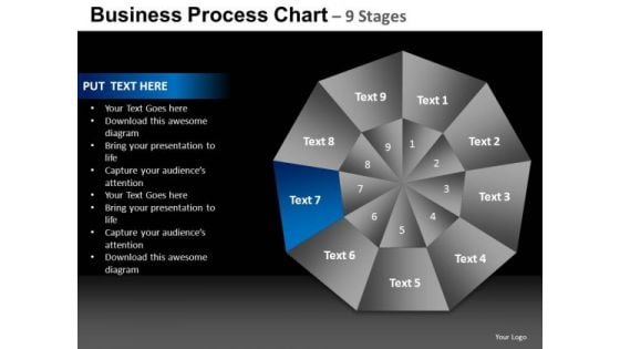 PowerPoint Backgrounds Company Quadrant Diagram Ppt Presentation