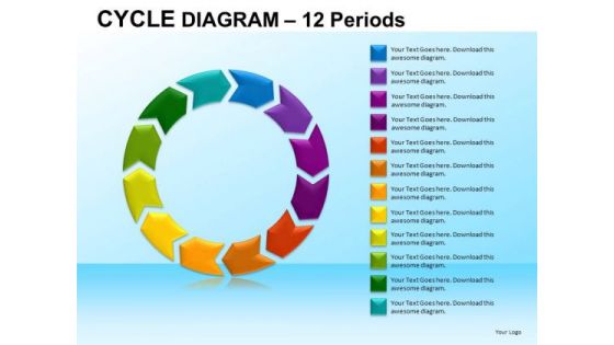 PowerPoint Backgrounds Corporate Strategy Cycle Diagram Ppt Slide Designs