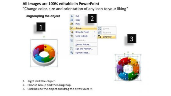 PowerPoint Backgrounds Cycle Process Chart Ppt Themes