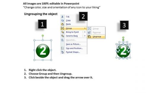 PowerPoint Backgrounds Diagram Buttons Icons Ppt Slide