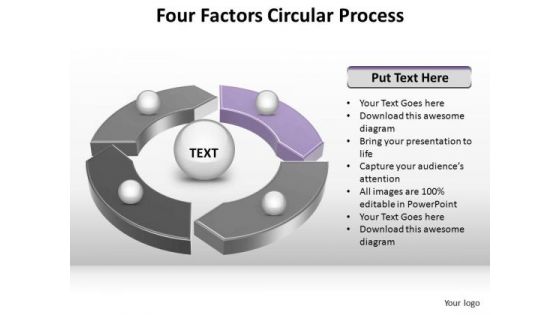 PowerPoint Backgrounds Diagram Circular Process Ppt Template