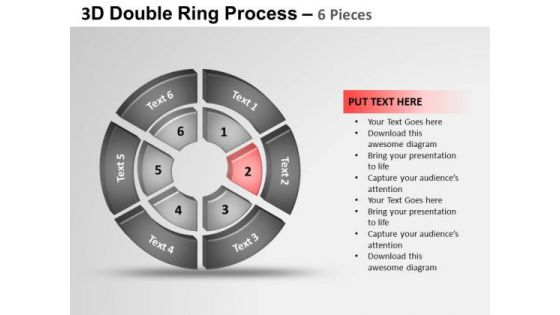 PowerPoint Backgrounds Diagram Double Ring Ppt Design