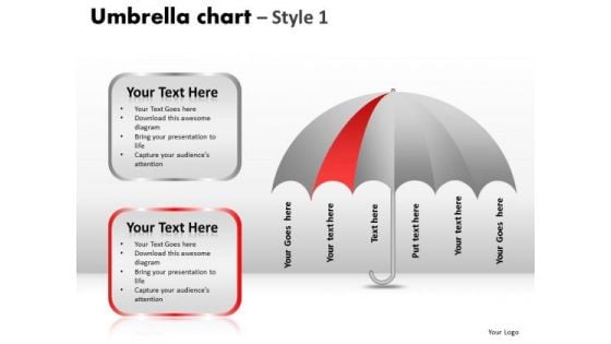 PowerPoint Backgrounds Diagram Umbrella Chart Ppt Layout