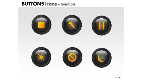 PowerPoint Backgrounds Download Buttons Icons Ppt Themes