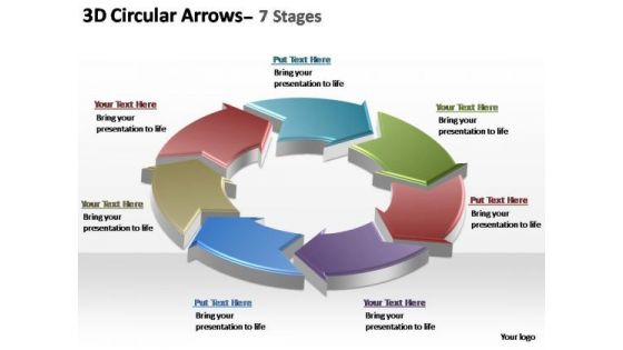 PowerPoint Backgrounds Download Circular Arrows Ppt Slide