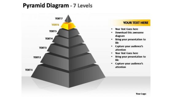 PowerPoint Backgrounds Download Cone Diagram Ppt Design