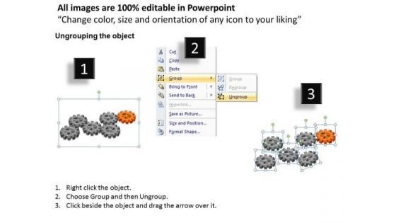PowerPoint Backgrounds Download Gears Process Ppt Slides