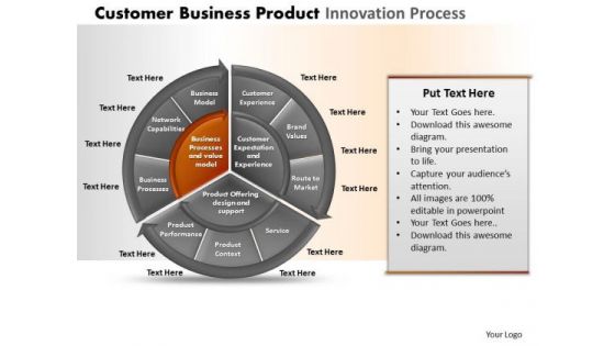 PowerPoint Backgrounds Download Pie Chart Diagram Ppt Process