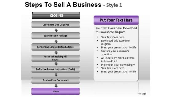 PowerPoint Backgrounds Download Steps To Sell Ppt Themes