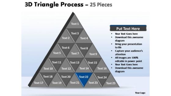 PowerPoint Backgrounds Download Triangle Process Ppt Backgrounds