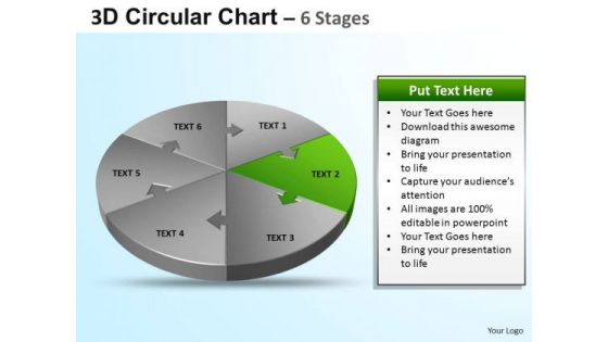 PowerPoint Backgrounds Editable Circular Ppt Process