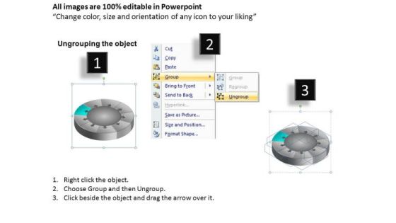 PowerPoint Backgrounds Editable Circular Process Ppt Theme Slide02
