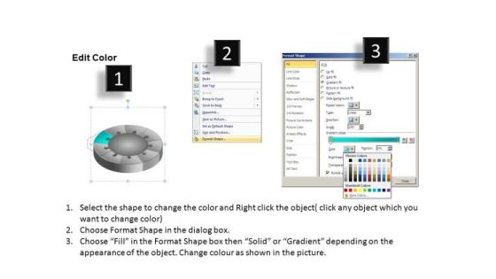 PowerPoint Backgrounds Editable Circular Process Ppt Theme Slide03