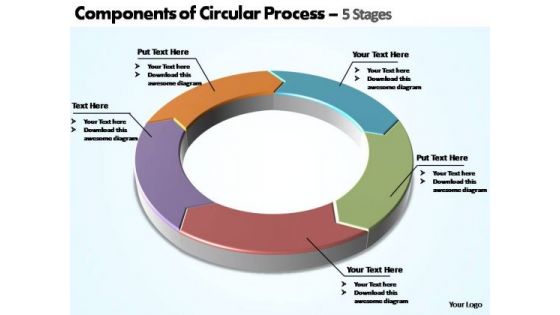 PowerPoint Backgrounds Editable Components Of Circular Ppt Design