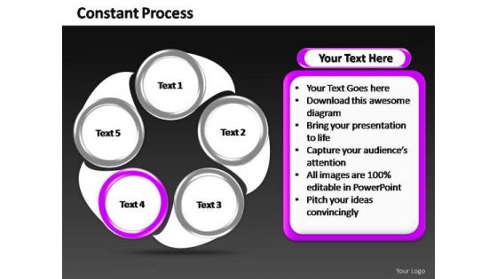 PowerPoint Backgrounds Editable Constant Process Ppt Design