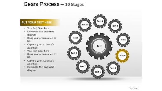 PowerPoint Backgrounds Editable Gears Process Ppt Slidelayout