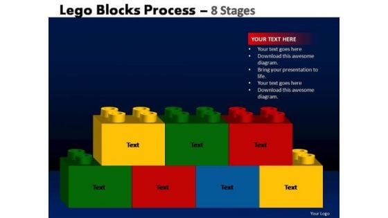 PowerPoint Backgrounds Editable Lego Blocks Ppt Theme