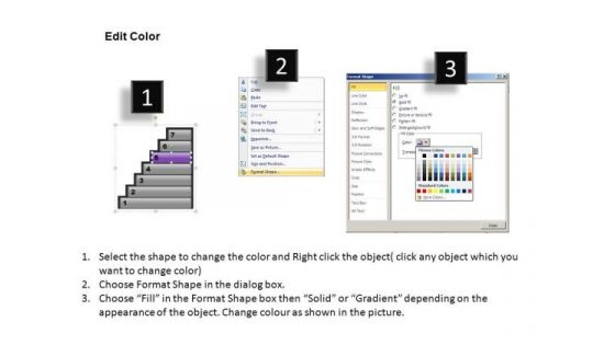 PowerPoint Backgrounds Editable Step Diagram Ppt Design